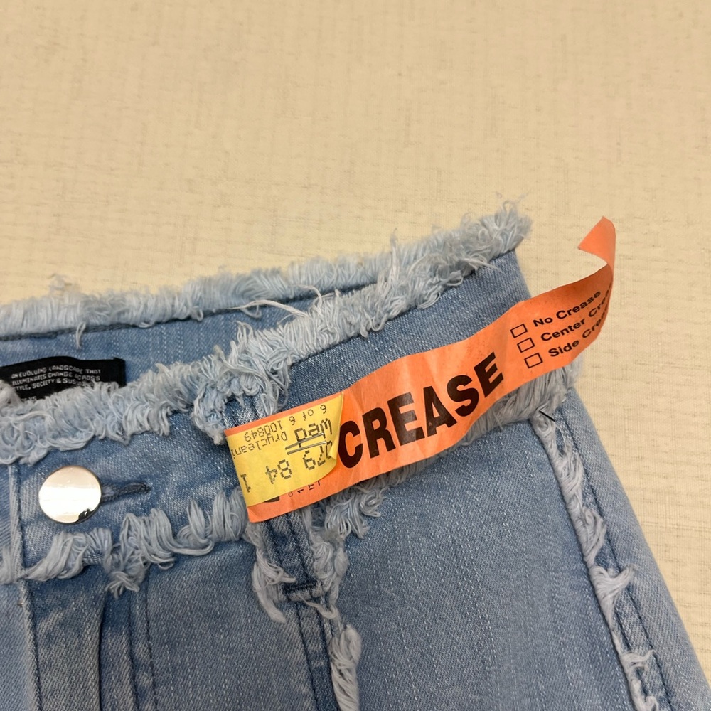 Finesse XS Reagan blue frayed flare jeans - Picture 6 of 14